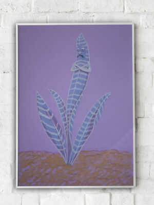 Genervter Pflanzenmann